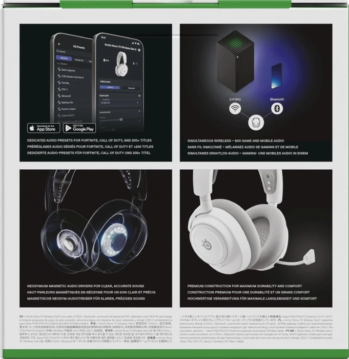 SteelSeries Arctis Nova 7X Wireless Gen 2 weiß