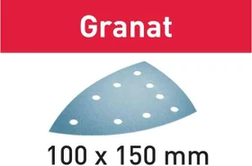 Festool Granat STF Delta/9 P400 GR/100 100x150mm Schleifblatt K400, 100x150mm, 100 Stück