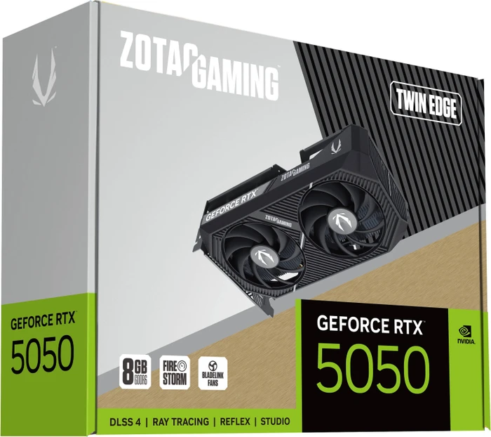 Zotac Gaming GeForce RTX 5050 Twin Edge, 8GB GDDR6, HDMI, 3x DP