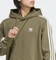 adidas Adicolor Classics 3-Streifen Hoodie olive strata (Herren) Vorschaubild
