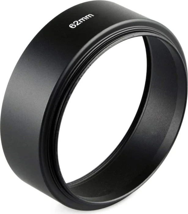 ayex Aluminium Gegenlichtblende Sonnenblende flach 62mm