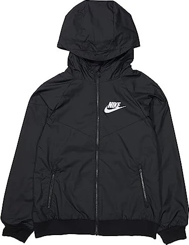 Nike Sportswear Windrunner Laufjacke schwarz/weiß (Junior)