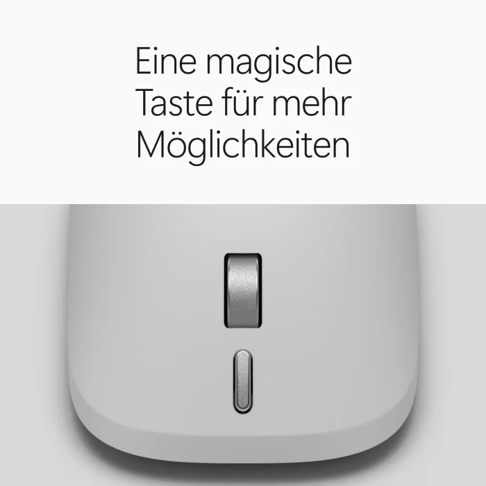 Microsoft Surface Mouse 2. Edition, platin, Bluetooth