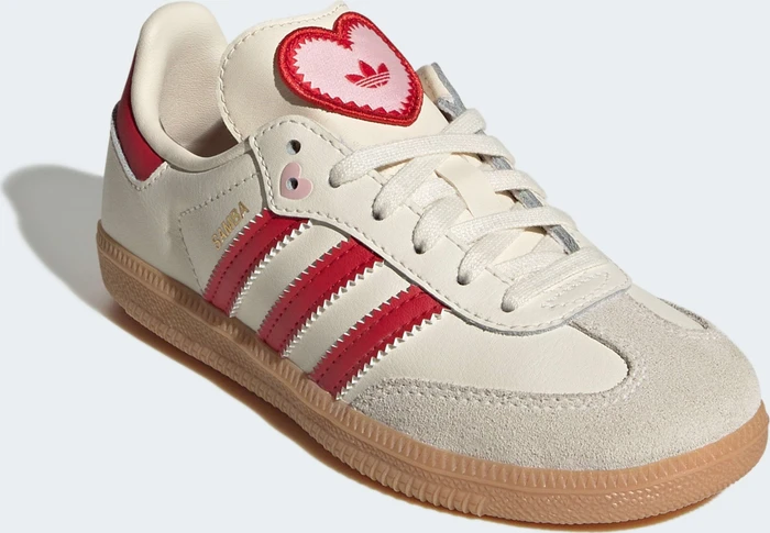 adidas Samba OG cream white/better scarlet/gum (Junior)