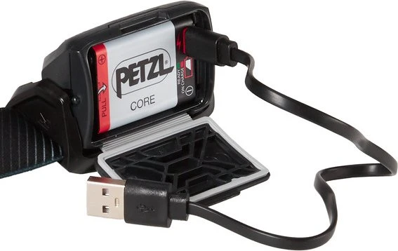 Petzl Actik Core Modell 2022 Stirnlampe grau