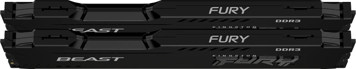 Kingston FURY Beast schwarz UDIMM 8GB Kit, DDR3-1600, CL10-10-10, 1RX8