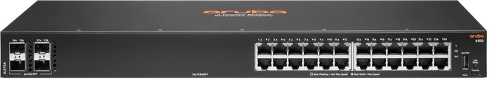 HPE Aruba CX 6100 Series Rackmount Gigabit Managed Switch, 24x RJ-45, 4x SFP+