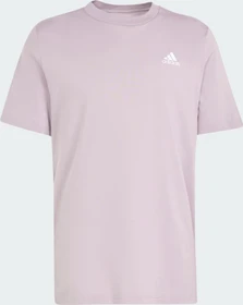 adidas Essentials Single Jersey Embroidered Small Logo T-Shirt kurzarm preloved fig (Herren)