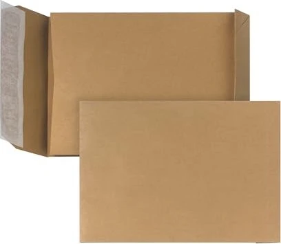 Bong Faltentasche C5 braun, 229x162x30mm, 250er-Pack