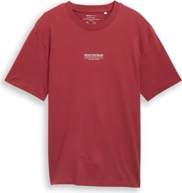 Tom Tailor Relaxed Fit aus Baumwolle T-Shirt kurzarm burnt russet (Herren)