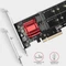 Axagon PCIe -> 2x M.2 PCIe, PCIe 3.0 x8 Vorschaubild