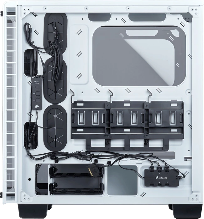 Corsair Crystal Series 460X RGB weiß, Glasfenster