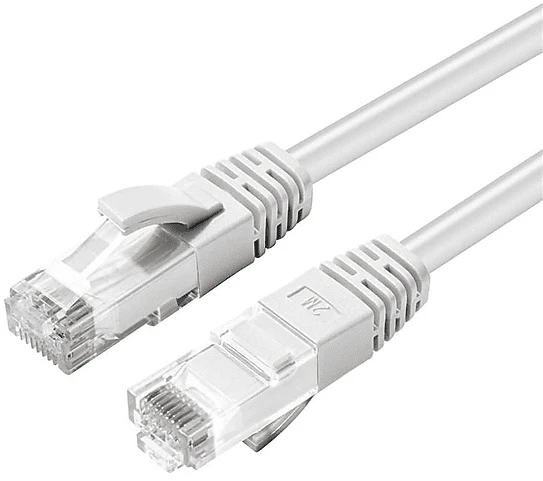 MicroConnect Patchkabel, Cat6, U/UTP, RJ-45/RJ-45, 20m, weiß