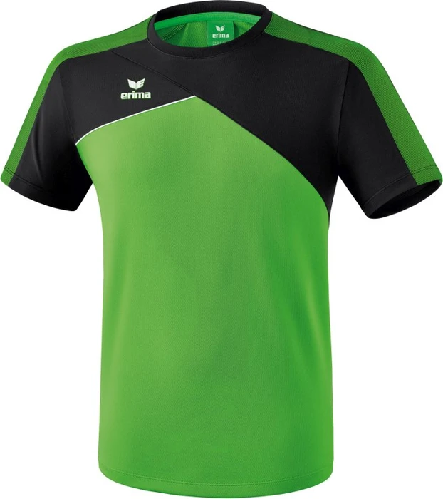 Erima Premium One 2.0 Running Laufshirt kurzarm grün/schwarz/weiß (Herren)