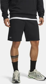 Under Armour Rival Fleece Hose kurz schwarz/weiß (Herren)