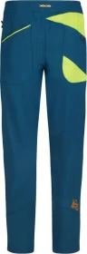 La Sportiva Talus Kletterhose lang storm blue/lime punch (Herren)