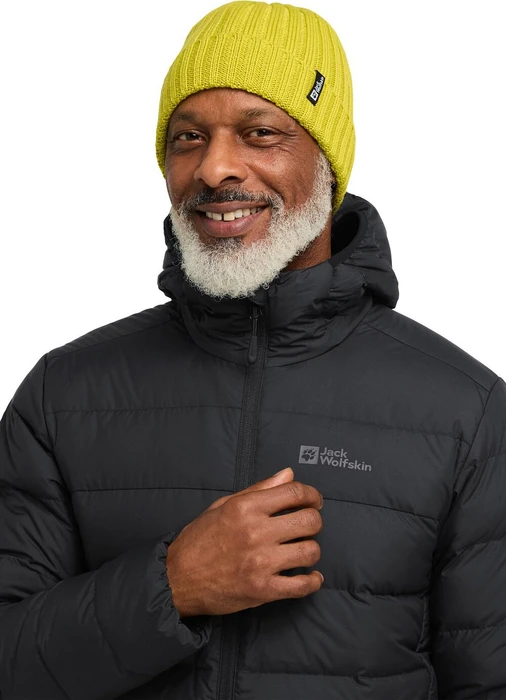 Jack Wolfskin Rib Knit Beanie chartreuse