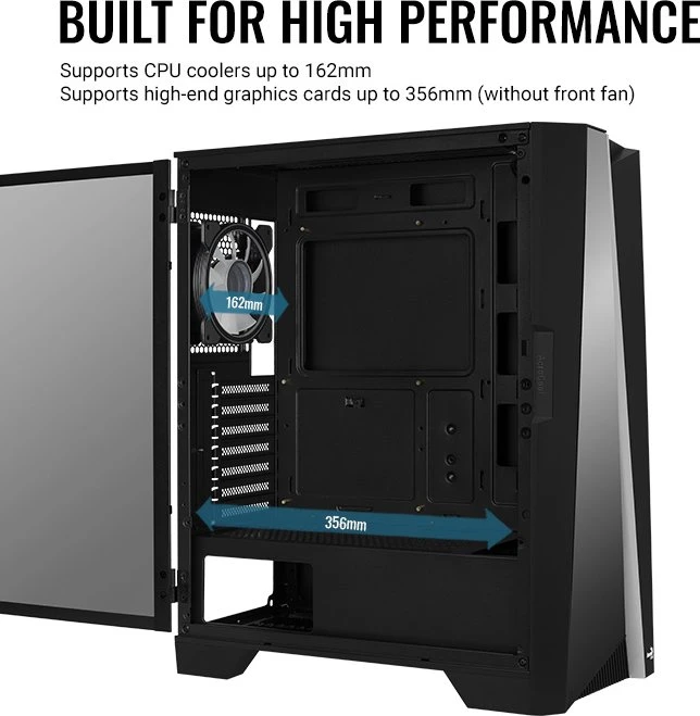 AeroCool Mirage, Glasfenster