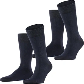 Falke Happy Socken dark navy, 2 Paare (Herren)