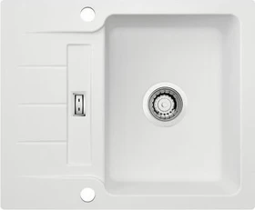Naber LineUP 2F flächenbündig Becken reversibel weiß matt