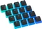 Endorfy PBT Pudding Keycaps, Kunststoff (PBT) Double-Shot, schwarz/transparent, 124 Tasten, ANSI-US Vorschaubild