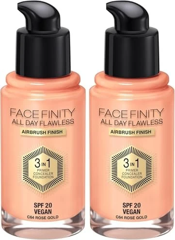 Max Factor Facefinity All Day Flawless Foundation C64 rose gold LSF20, 30ml
