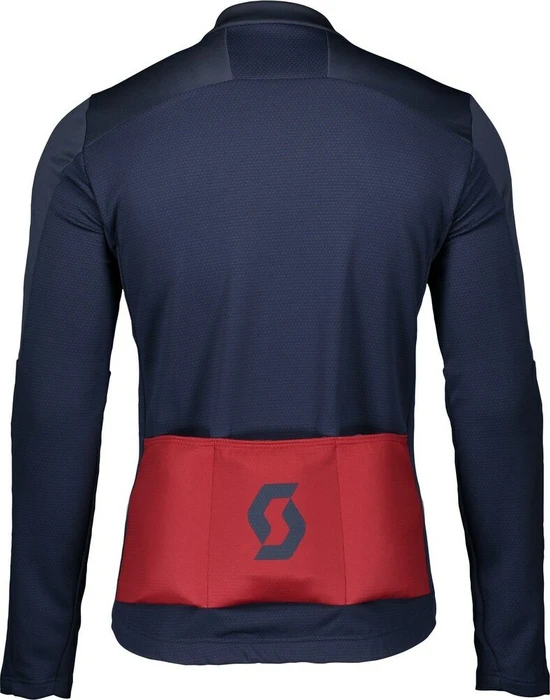 Scott RC Warm Hybrid WB Fahrradjacke wine red/blue nights (Herren)