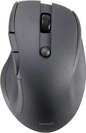 Deltaco Silent Bluetooth Office Mouse schwarz, Bluetooth