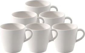Villeroy & Boch Manufacture Kaffeetasse weiß, 6 Stück