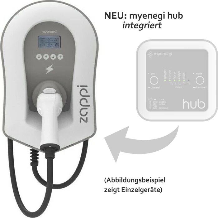 myenergi zappi V2.1 22kW, 6.5m Ladekabel