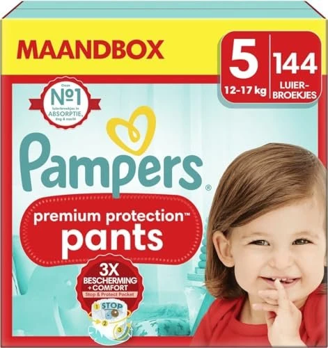 Pampers Premium Protection Pants Gr.5 Einwegwindel, 12-17kg, 144 Stück