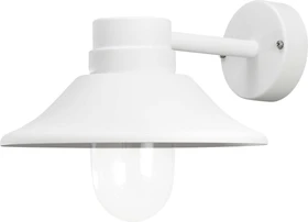 Konstsmide Vega 29cm Wandleuchte 1-flammig weiß