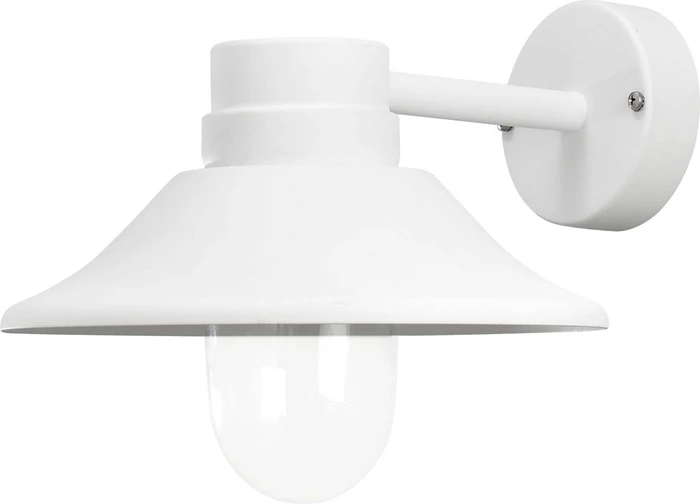 Konstsmide Vega 29cm Wandleuchte 1-flammig weiß