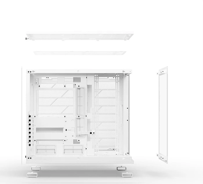 be quiet! Light Base 900 DX White, weiß, Glasfenster
