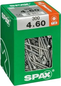 Spax WIROX A9J 4CUT T-STAR plus T20 Universalschraube, 4x60mm, 300 Stück