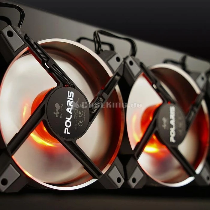 In Win Polaris RGB Aluminium, 120mm, 2er-Pack