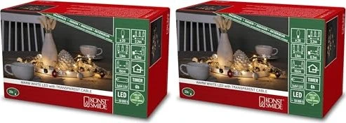 Konstsmide Dekolichterkette Kugeln LED 20x warmweiß