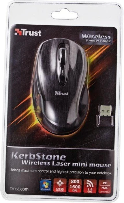 Trust KerbStone Wireless Laser Mouse, USB