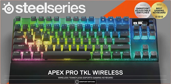 SteelSeries Apex Pro TKL Wireless 2023, OmniPoint 2.0, USB/Bluetooth, US