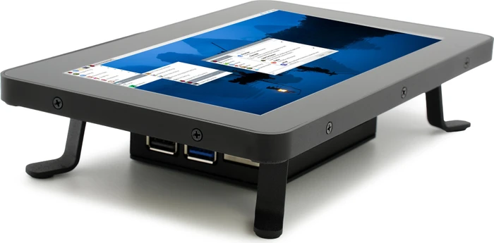 KKSB Gehäuse für Raspberry Pi 5, Desktop Orientation, schwarz