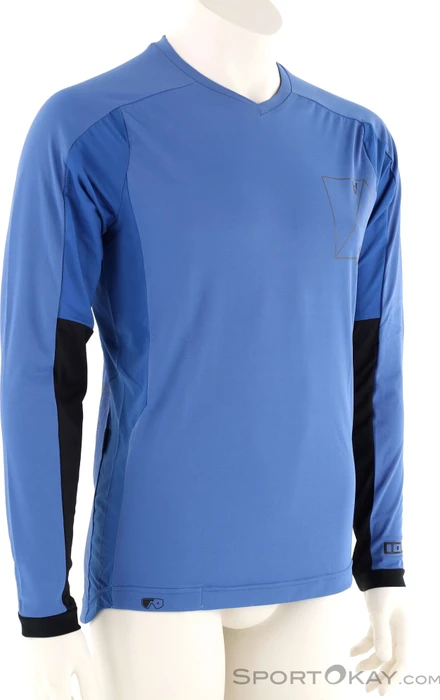 ION MTB Traze AMP AFT Trikot langarm pacific blue (Herren)