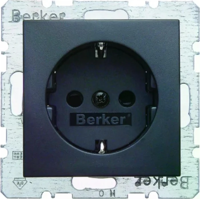 Berker S.1/B.3/B.7 Steckdose SCHUKO, anthrazit matt