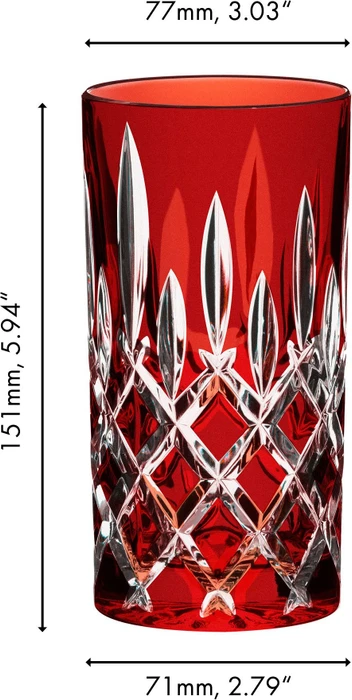 Riedel Laudon Highball Trinkglas rot