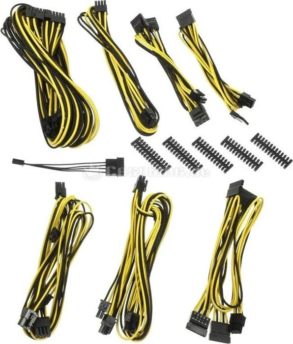 BitFenix Alchemy 2.0 BQT-SP-Series Kabel Kit für Netzteile, schwarz/gelb