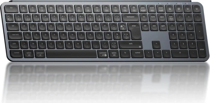 Keychron B6 Pro Ultra-Slim Wireless, Space Gray, USB/Bluetooth, FR