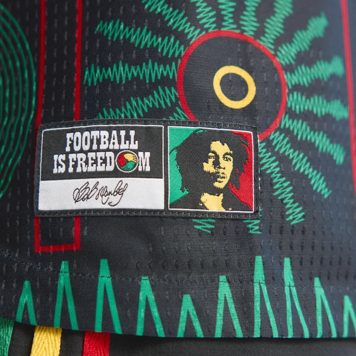 adidas Jamaika 26 x Bob Marley Authentic 2026 Auswärtstrikot kurzarm (Herren)