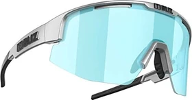 Bliz Matrix metallic silver/smoke-ice blue multi