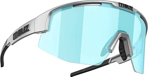 Bliz Matrix metallic silver/smoke-ice blue multi