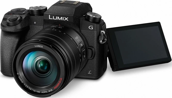 Panasonic Lumix DMC-G70 schwarz mit Objektiv Lumix G Vario 14-140mm 3.5-5.6 ASPH OIS