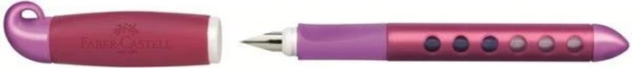Faber-Castell Schulfüller Scribolino brombeer, linke Hand